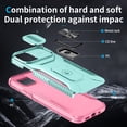 thumbnail image 3 of Allytech Shockproof Back Case for Apple iPhone 11, Military Grade Protective With Ring Holder Stand Compatible with Car Mount Anti-slip Hybrid Rugged Bumper Phone Cover for Men Boys -Green, 3 of 8