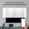 thumbnail image 4 of WiFi Smart IR Remote Control Universal Mini IR Remote Control with Temperature and Humidity Sensor for TV Air Conditioner Real-Time Monitoring Timer and Automatic Trigger Works, 4 of 7
