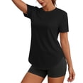 thumbnail image 2 of yillto Women Athletic Shirts Short Sleeve Tops Lightweight Running Workout Loose Tees Gym Yoga Casual Tshirts, 2 of 8