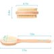 thumbnail image 3 of Back Scrubber for Shower with Long Wooden Handle,Body Brush for Exfoliating Skin with Soft and Stiff Bristles,Shower Brush Bath Brush Body Scrubber fo, 3 of 5