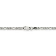 thumbnail image 1 of Figaro Chain Necklace in .925 Sterling Silver, 1 of 5