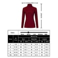 thumbnail image 6 of Women Long Sleeve Sweatshirt,Stretchable Knit Slim Fit Solid Sweater Apricot, 6 of 9