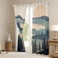 thumbnail image 3 of Homewish Natural Botanical Black Out Curtains,Pine Tree Curtains Pack of 2 (42x63 Each),Beige Green Bedroom Curtains For Adults,Luxury Bedroom Decor, 3 of 6