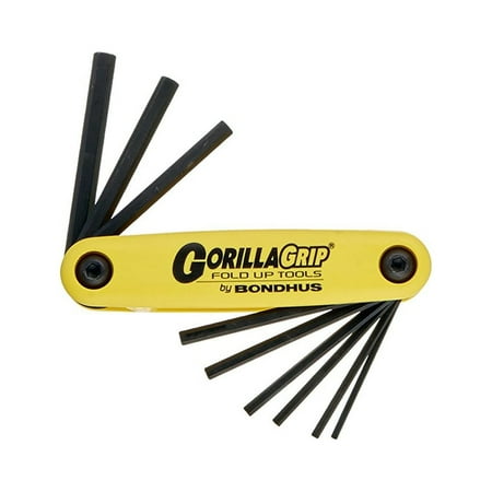 UPC: 0037231125851 | 5Pc. Hex Wrench Fold Up Set