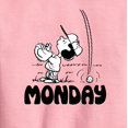 thumbnail image 2 of Peanuts - Lucy Monday - Toddler & Youth Crewneck Fleece Sweatshirt, 2 of 5