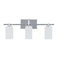 thumbnail image 3 of Designers Fountain 6733-CH 24in Dakota 3-Light Bathroom Vanity Light Fixture, Chrome, 3 of 5