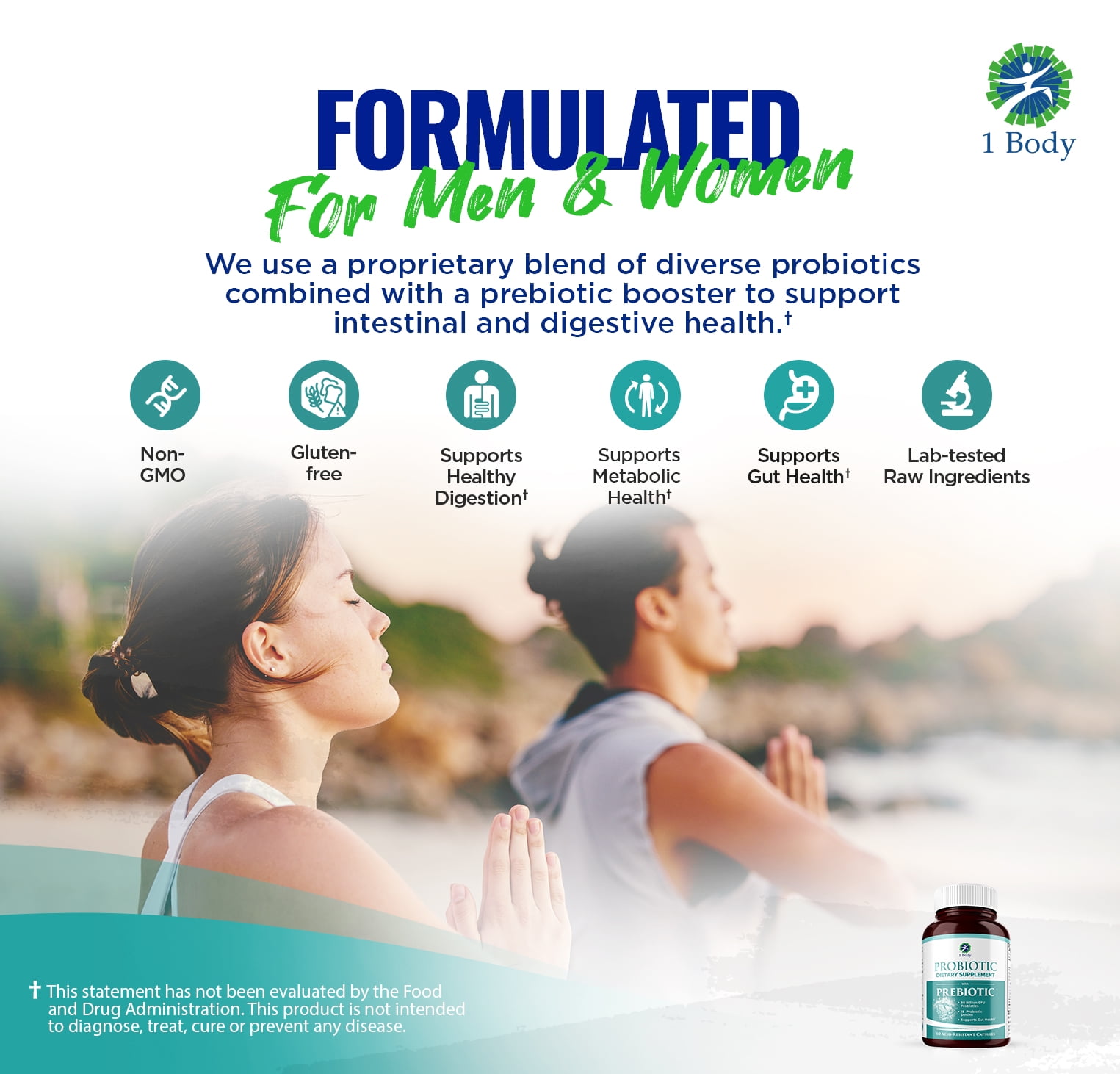 Biotiful Gut Health, Meal Booster, Berry Blend Immunity, Probiotics, Prebiotic Fibre, Source Of Vitamins D3 B5 B12, Powder, 30 Servings - View #8