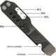 thumbnail image 5 of Multi-functional Titanium Pry Bar,pocket Pry Bar Screwdriver,bottle Opener Outdoor Tool Wrench. (stone Washed Gray), 5 of 5