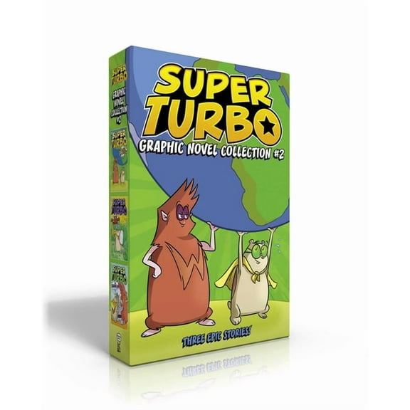 Super Turbo: The Graphic Novel Super Turbo Graphic Novel Collection #2 (Boxed Set): Super Turbo Protects the World; Super Turbo and the Fire-Breathing , (Paperback)