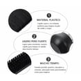 thumbnail image 2 of Cepillo Xtellar De Limpieza De Cabello Para Barberos Color Negro, 2 of 3