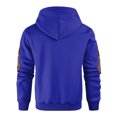 thumbnail image 4 of QHRMKOG Hoodie Men Long Sleeve Drawstring Hooded Sweatshirt with Pockets Essentials Big and Tall Shirt Fall Casual Pullover Tops Blue 3XL, 4 of 4