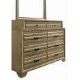 thumbnail image 3 of Roundhill Furniture Loiret Contemporary 8-Drawer Dresser with Mirror, 3 of 6