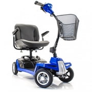Shoprider - Escape - Portable Travel Scooter - 4-Wheel - Blue