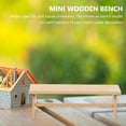thumbnail image 4 of Rectangular Shaped Mini Bench 1Set For Children Collectors 5.0X1.6X1.2In, 4 of 4