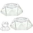 thumbnail image 2 of Yuangui 2pcs Clear Geometric Ball Stand for Crystal Sphere Display & Crafts, 2 of 10