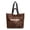 Brown, variant on Wrangler Large Tote Bag for Women Designer Leopard Print Purse for Travel Work Gym, Leopard