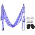 thumbnail image 2 of Hamaca de yoga ultraligera, hamaca antigravedad, hamaca de yoga, accesorios de fitness para el hogar, azul y morado, 2 of 15