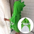 thumbnail image 3 of Toallas con capucha para bebés - patrón de dinosaurios - algodón - hermosas toallas de baño para niños - faldas de playa - capas con capucha para bebés, niños y niñas (verde) Zefei Wu 9024735016854, 3 of 5