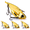 Gold, variant on 4PCS VIB Metal Lure Sinking Blade Bait for Bass Trout Saltwater, Long-Cast Fishing Spoon with Treble Hooks, 3D Eyes Zinc Alloy