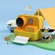 thumbnail image 5 of Cámara de fotografía con lente, juguetes, cámara de impresión instantánea para niños, cámara de juguete con papel de impresión, cámara de impresión creativa digital portátil para niños y niñas, cámara, 5 of 8