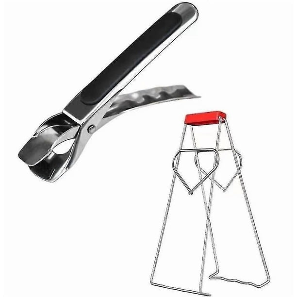Stainless Steel No-slip Gripper Clip Anti Scald Clamp Handle Air Fryer Pans H