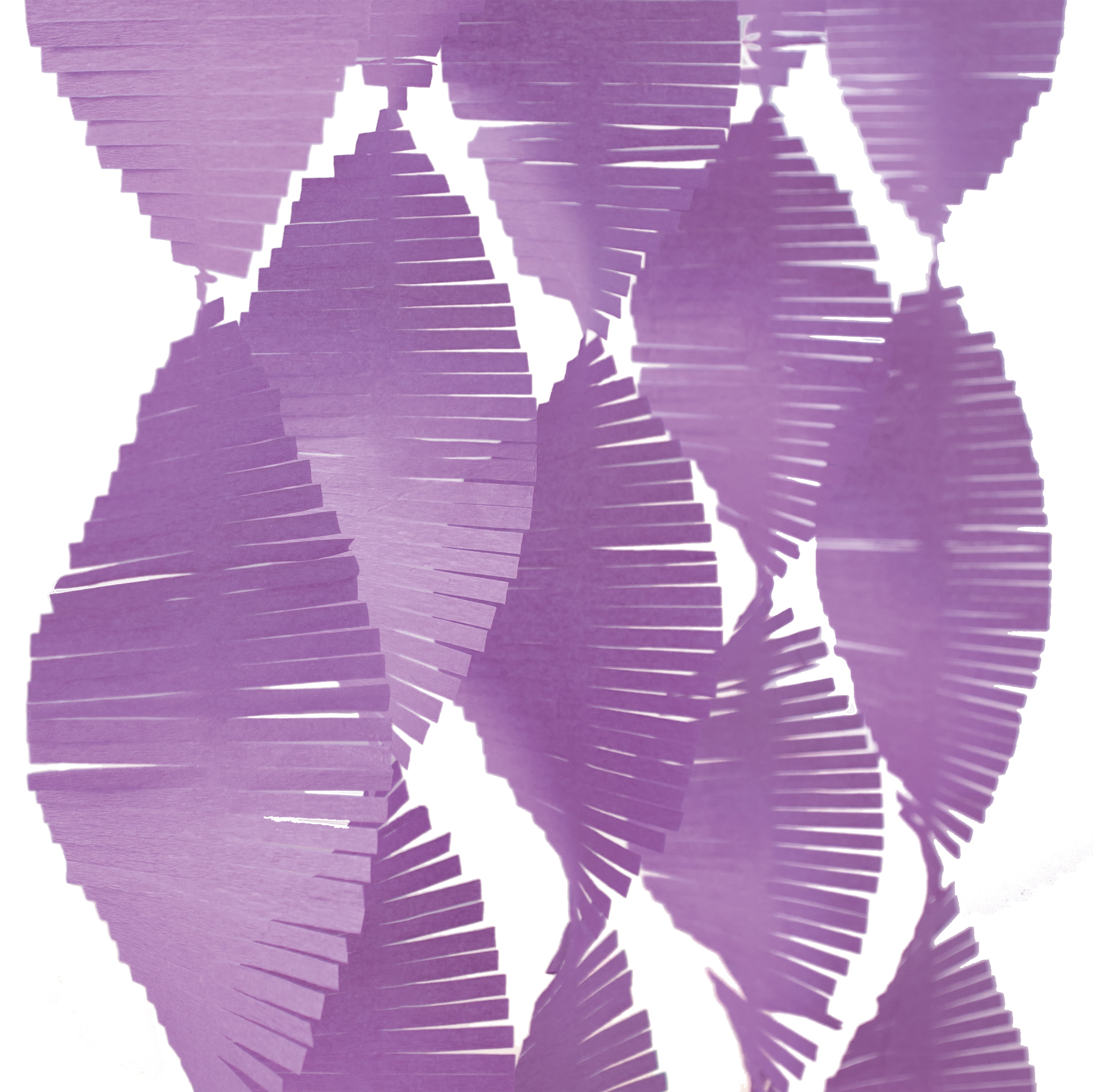 tissue fringe garland