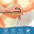 thumbnail image 5 of Yayeee Kitchen Curtains Tier Set of 2 Light Filtering 57"x24" Over Sink Window Panels, Orange Circle, 5 of 7