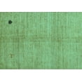 thumbnail image 1 of Ahgly Company Machine Washable Indoor Rectangle Abstract Turquoise Blue Modern Area Rugs, 7' x 9', 1 of 4