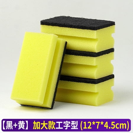 SOPOTUTU High-Density Sponge for Kitchen Multipurpose Non-Scratch Scrubber Multi-Color 10Pcs