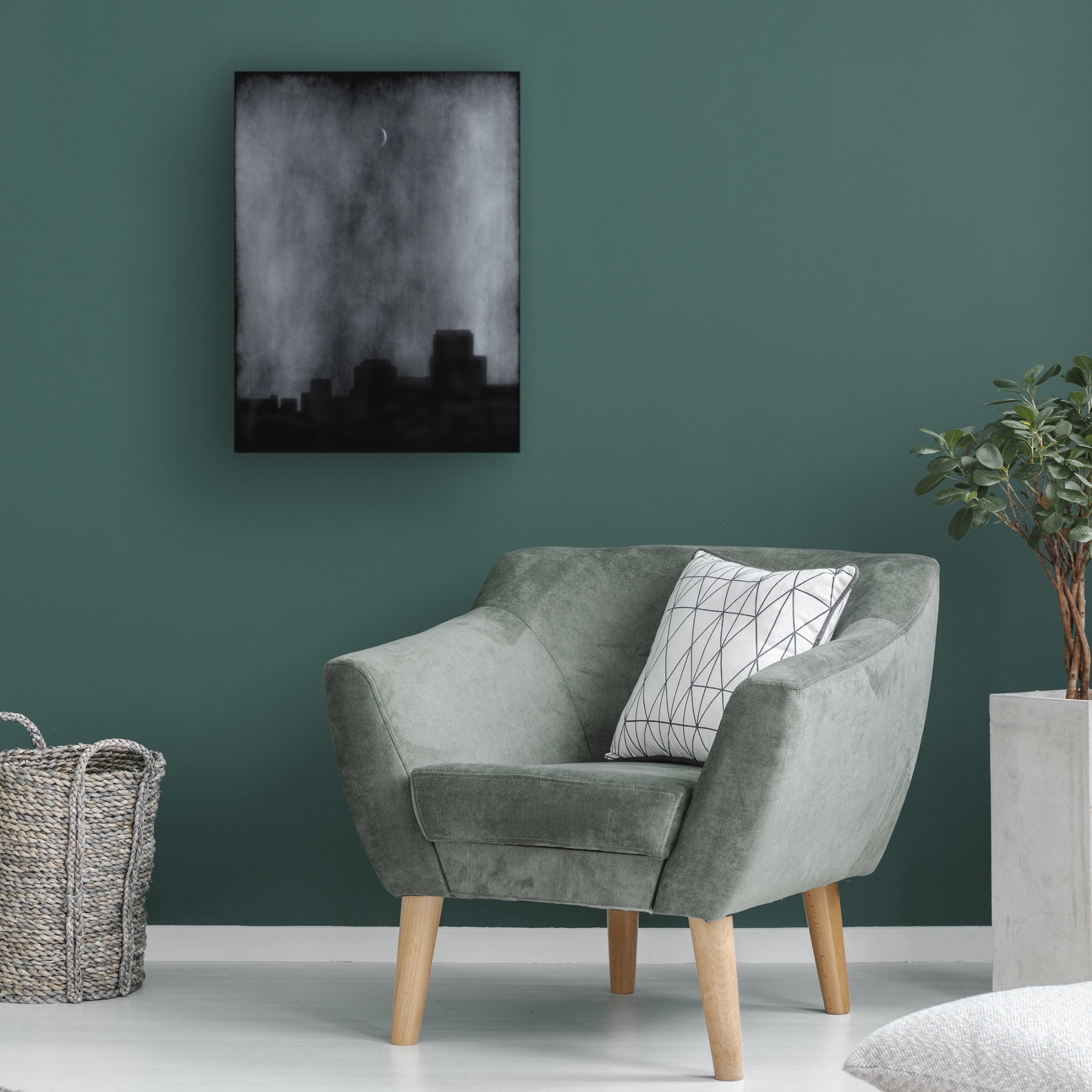 Canvas Wall Art - Jeffrey Hummel 'Sliver' Wall Art for Living Room, Bedroom, or Office Décor by Trademark Fine Art - 24 x 32 Inches