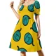 thumbnail image 3 of Patrón de lana e hilo Vestido sin mangas vestidos para mujer Vestidos casuales Vestido, 3 of 7