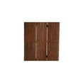 thumbnail image 2 of Wooden Foldable 3 Panel Room Divider with Plank Style, Small, Brown, 2 of 5