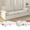 4 Seat + Chenille + Beige/White, variant on 4-Seat Convertible Sleeper Sofa Bed, Chenille Deep Seat Couch with Storage,Dark Grey
