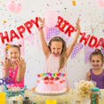 thumbnail image 4 of ERDS-Red Birthday Decorations Red Happy Birthday Balloons Red Happy Birthday Banner Red Happy Birthday Balloons Dark Red Balloons Happy Birthday Balloon Red Happy Birthday Decorations Red Letter Ball, 4 of 4