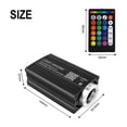 thumbnail image 4 of 500Pcs Fiber Optic Car Home Headliner Star Light Kit Roof Ceiling Lights Remote, 4 of 5
