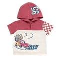 thumbnail image 2 of Disney Cars Lightning McQueen Tow Mater Pullover Hoodie and French Terry Shorts Newborn to Little Kid, 2 of 5