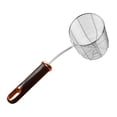 thumbnail image 3 of Elodie Deepened Skimmer Spoon Kitchen Oil Spoon for Frying Cooking Dumplings black handle, 3 of 8