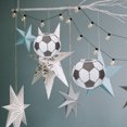 thumbnail image 2 of GAXIRE 6 linternas creativas con forma de balón de fútbol, linternas decorativas colgantes para festivales., 2 of 4