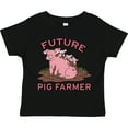 thumbnail image 3 of Inktastic Future Pig Farmer with Cute Pig Family Boys or Girls Toddler T-Shirt, 3 of 5