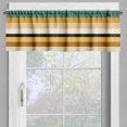 thumbnail image 3 of Ambesonne Stripes Window Valance, Modern Pastel Summer Lines, 54" X 18", Apricot Cadet Blue Beige, 3 of 5