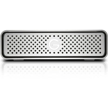 G-Technology - G-DRIVE USB-C 4TB Desktop Hard Drive - Silver