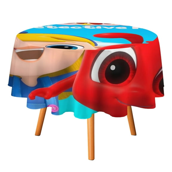 My Magic Pet Morphle-Theme Round tablecloth has an iconic print, fits most tables, and is easy to care for perfect gifts for fans friends and family.diameter60''(152cm)
