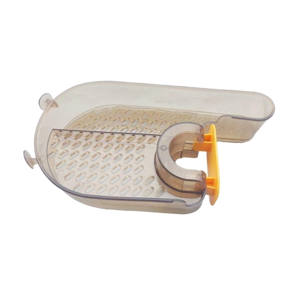 Soporte para esponja de grifo multiusos, escurridor desmontable, hebilla ajustable y giratoria. Gris