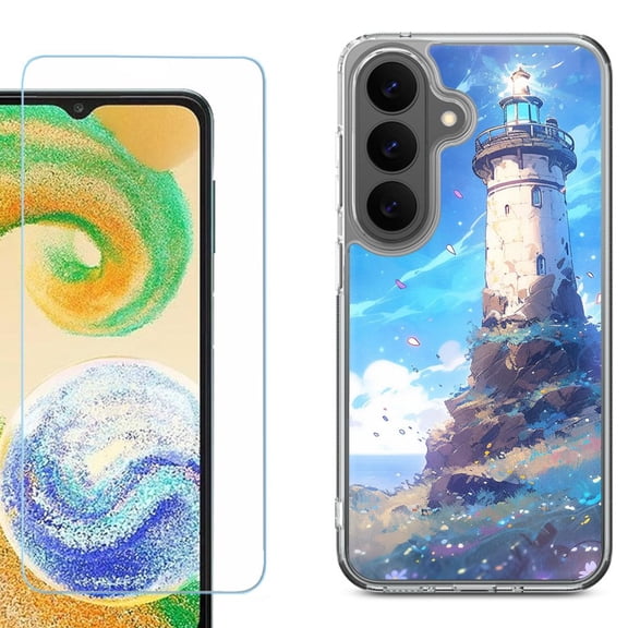 Phone Case for Samsung Galaxy A37 5G, with Screen Protector, by OneToughShield - Beacon Sky