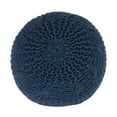 thumbnail image 5 of Posh Living Caelyn Cotton Yarn Pouf Teal, 5 of 10