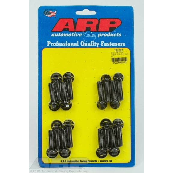 ARP 135-2001 Black For BB Chevy hex intake manifold bolt kit