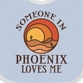thumbnail image 4 of Inktastic Someone in Phoenix Loves Me Boys or Girls Baby Bib, 4 of 4