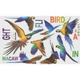 thumbnail image 2 of Unique Bargains Home Parrot Pattern Self-adhesive Wall Sticker Film Decal Colorful 60 x 45cm, 2 of 3