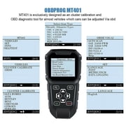 Obdprog Mt401 أداة تعديل الكتلة أداة تشخيص السيارات الماسح الضوئي أدوات المعايرة رمز القارئ