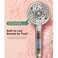 thumbnail image 6 of Hasako Filtered Shower Head with Handheld,9-Spray Setting Detachable Shower Head with 4 Filters for Hard Water - Filter Chlorine, Improve Skin and Hair Texture (4 Filters, Brushed Nickel), 6 of 7